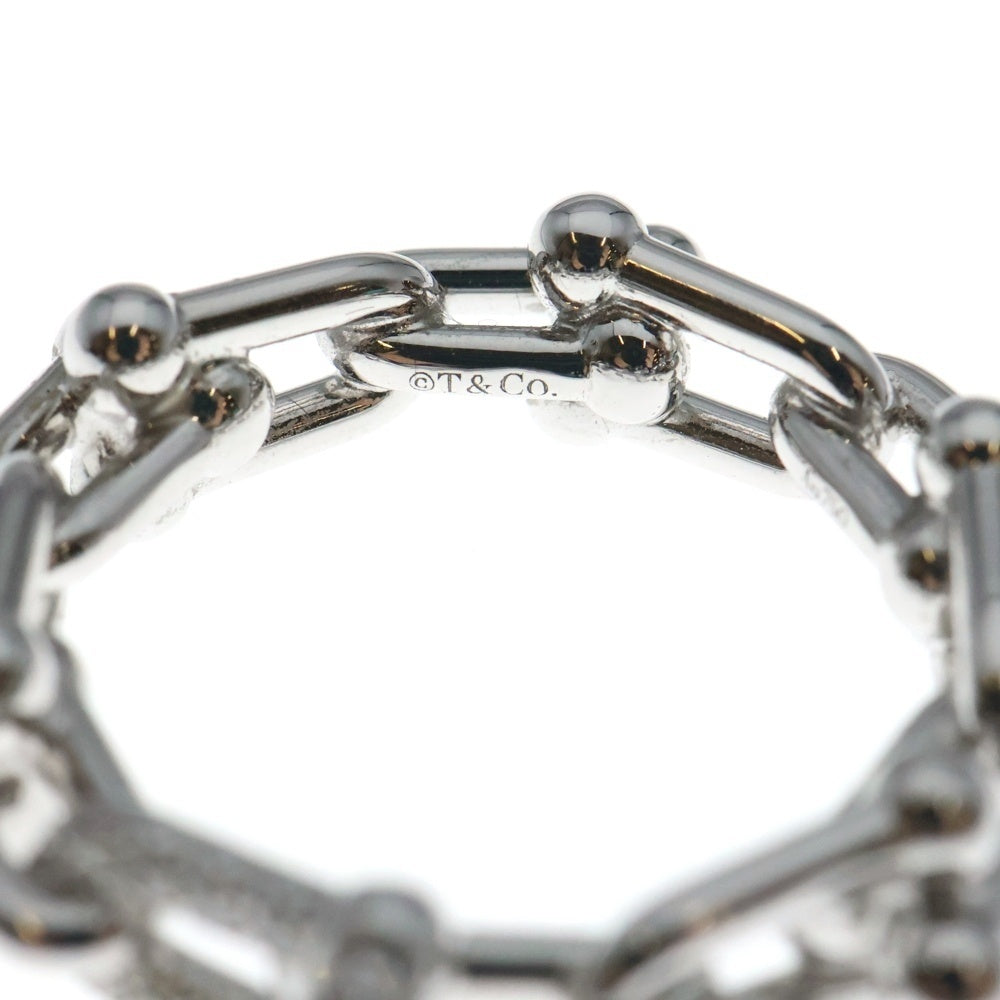 TIFFANY & Co.(ティファニー) HardWear ハードウェア K18WGダイヤスモールリンクリング レディース