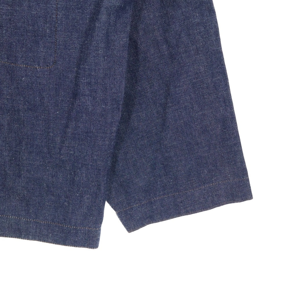 HERMES(エルメス) マディソンカラー シャツブルゾン H456120HE6042 ブルー