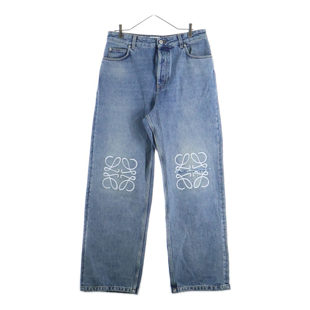 LOEWE アナグラム バギー ジーンズ 希少サイズ　AF 32 LOEWE(ロエベ) ANAGRAM BAGGY JEANS アナグラム バギー ジーンズ