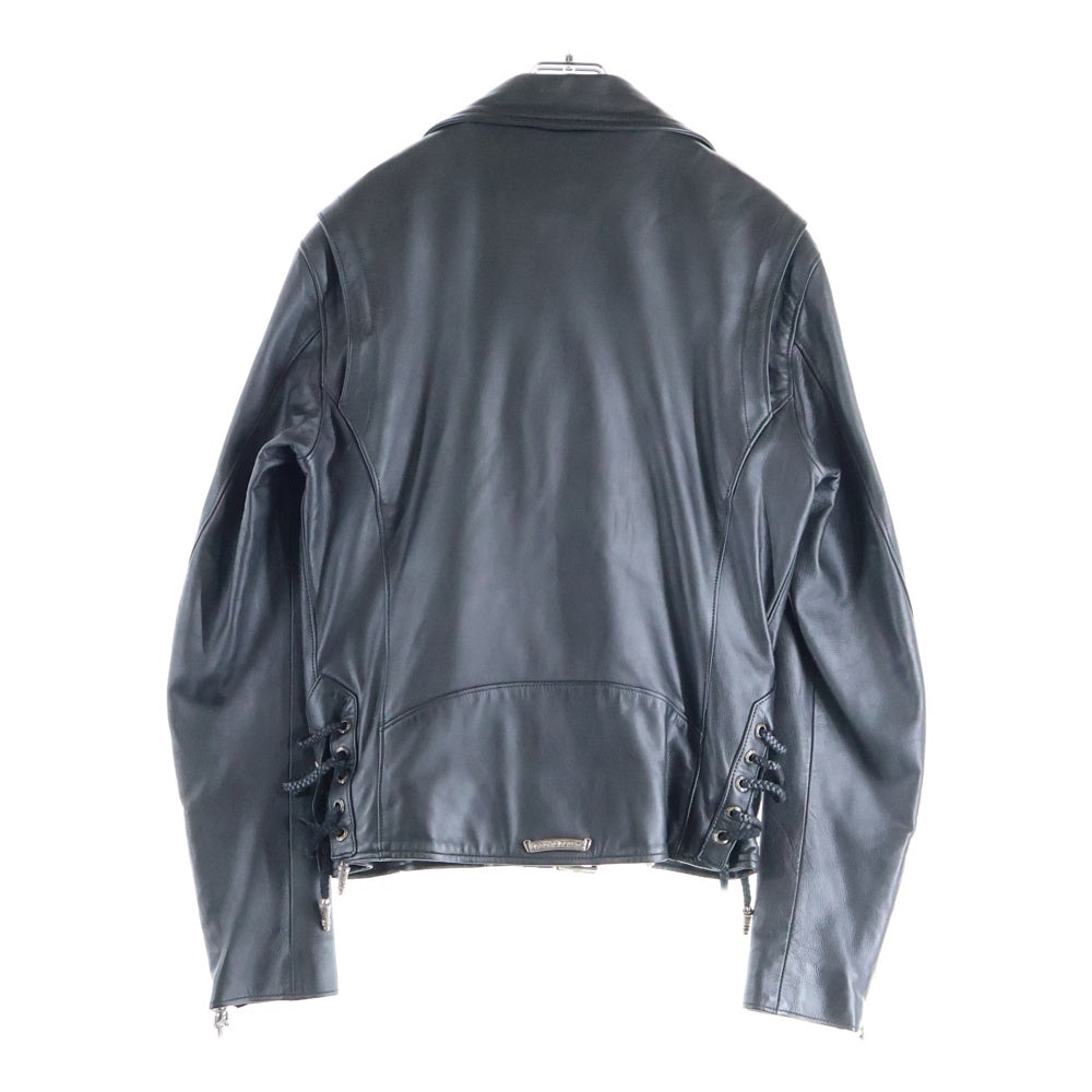 CHROME HEARTS(クロムハーツ) JJ DEAN JJディーン ダガージップライダースレザージャケット ブラック JVP