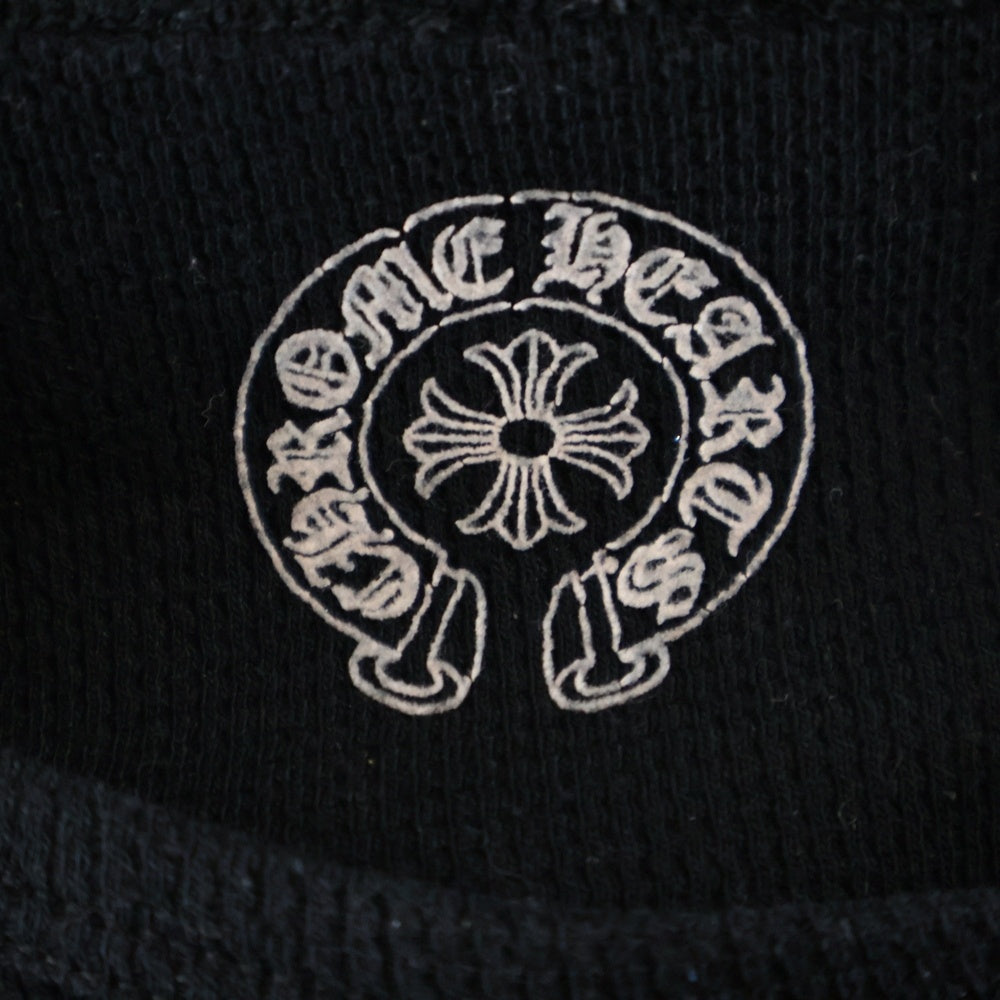 CHROME HEARTS(クロムハーツ) バックヴァインダガープリント サーマル ロングスリーブTシャツ ブラック
