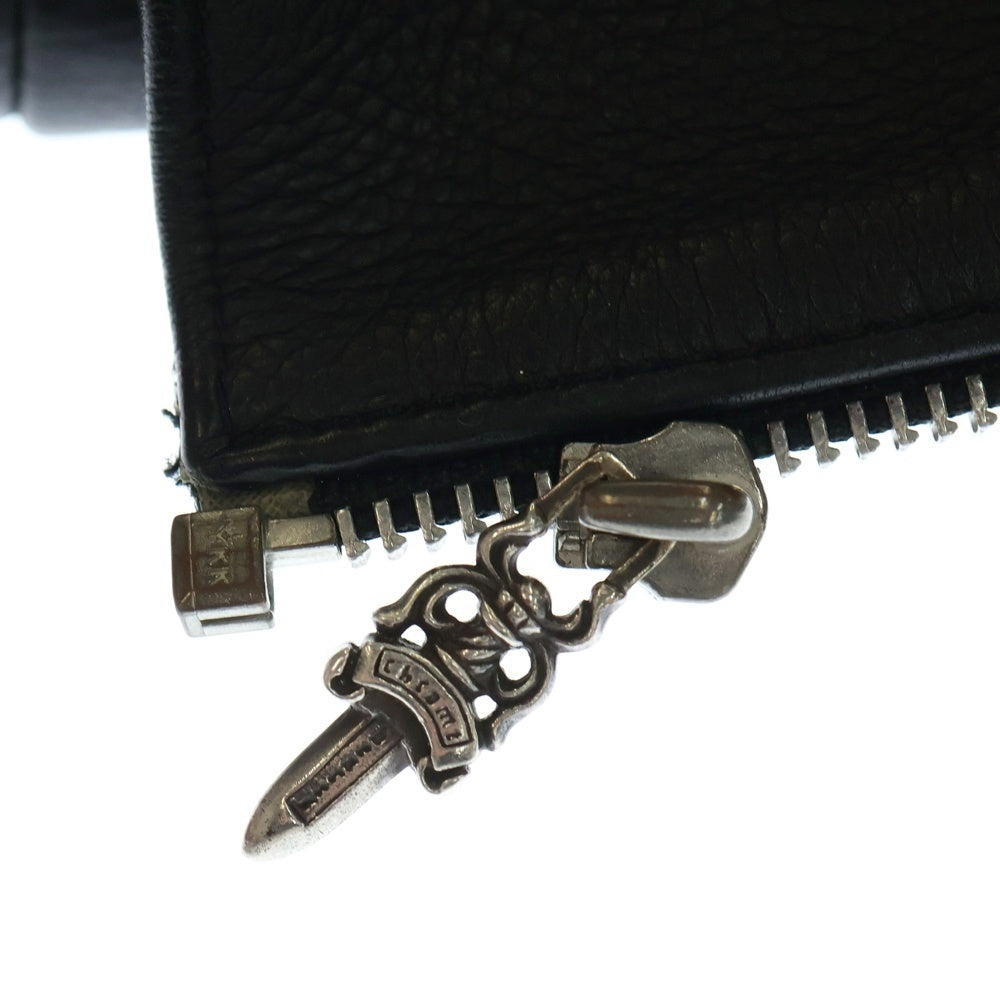 CHROME HEARTS(クロムハーツ) TOTE BAG 4 POCKET 4 CROS PATCH 4ポケット クロスパッチ付き レザートートバッグ ブラック