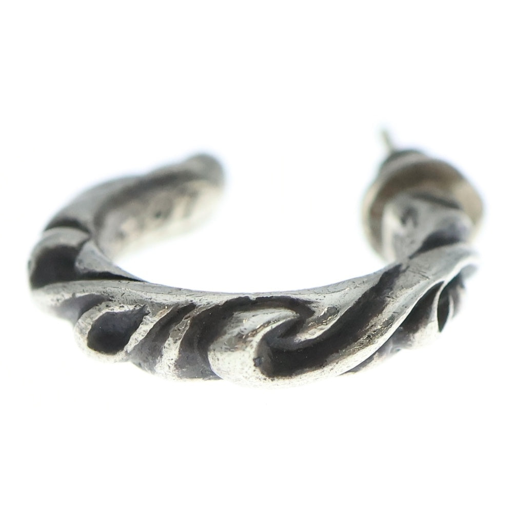 CHROME HEARTS(クロムハーツ) HOOP SCROOL スクロール フープピアス シルバー BCA102