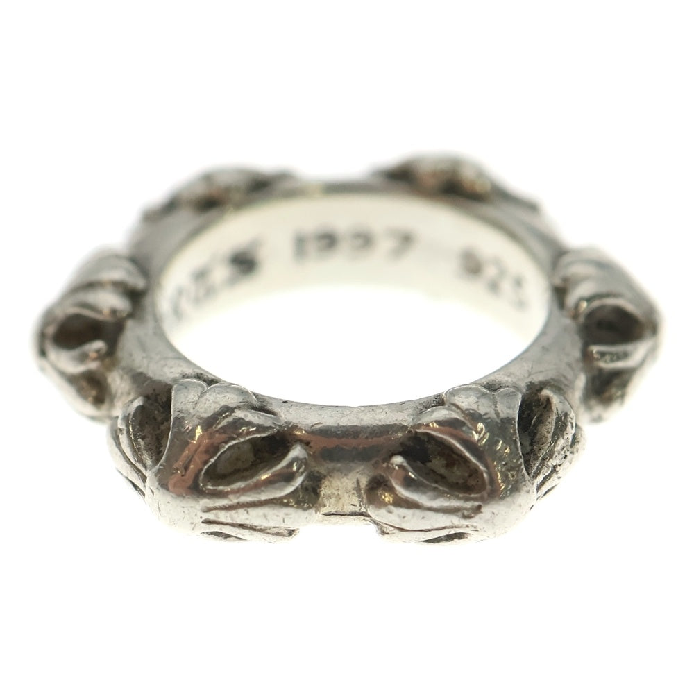 CHROME HEARTS(クロムハーツ) CROSS BAND クロスバンド シルバーリング レディース