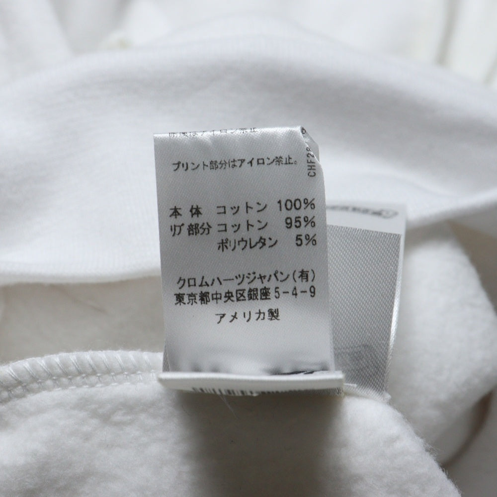 CHROME HEARTS(クロムハーツ) SWTSHRT PLVR 袖フローラルバックホースシュープリントパーカー