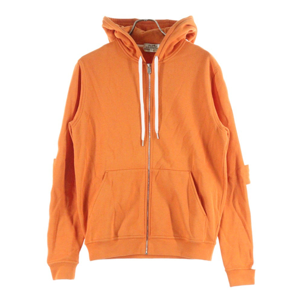 HERMES(エルメス) RUN H コットン スウェット ジップアップ パーカー