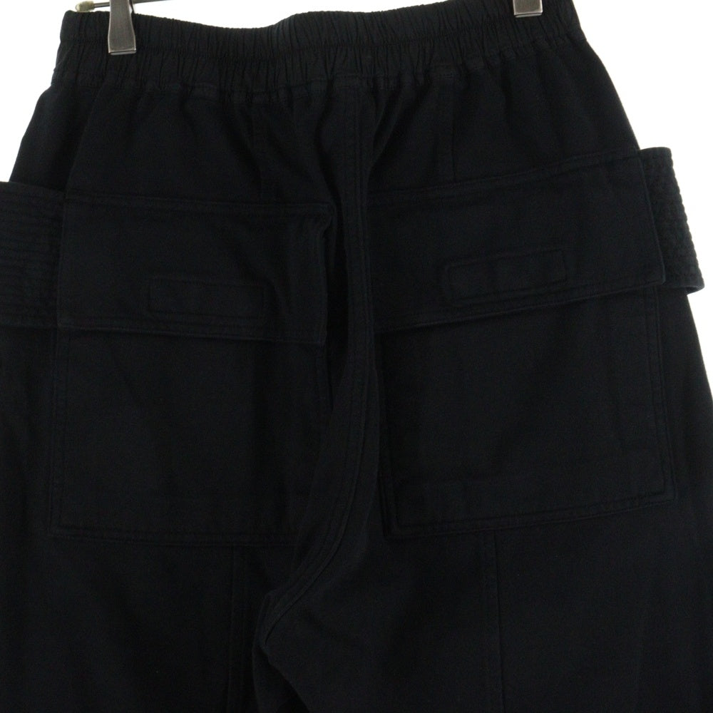 Rick Owens DRKSHDW(リックオウエンス ダークシャドウ) CREATCH CARGO DRAWSTRING クリーチカーゴ ドローストリングパンツ ブラック