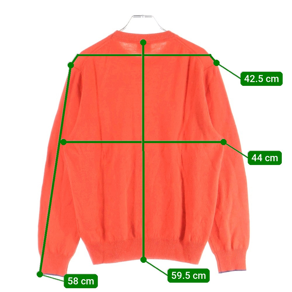 Paul Smith(ポールスミス) フロントワンポイント刺繍 長袖ニット レッド PY-1C-89596