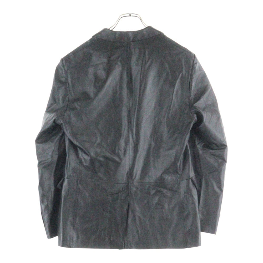 JOSEPH(ジョセフ) ラムレザー 2B デーラードジャケット ブラック