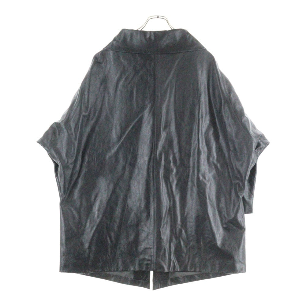 ERIKO YAMAGUCHI (エリコヤマグチ) LEATHER ZIPUP COAT レザー ジップアップ コート