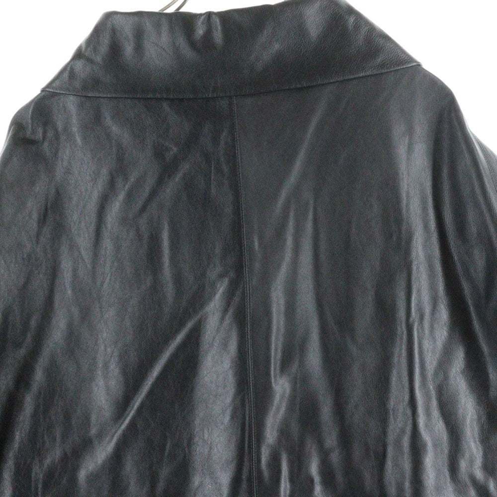 ERIKO YAMAGUCHI (エリコヤマグチ) LEATHER ZIPUP COAT レザー ジップアップ コート