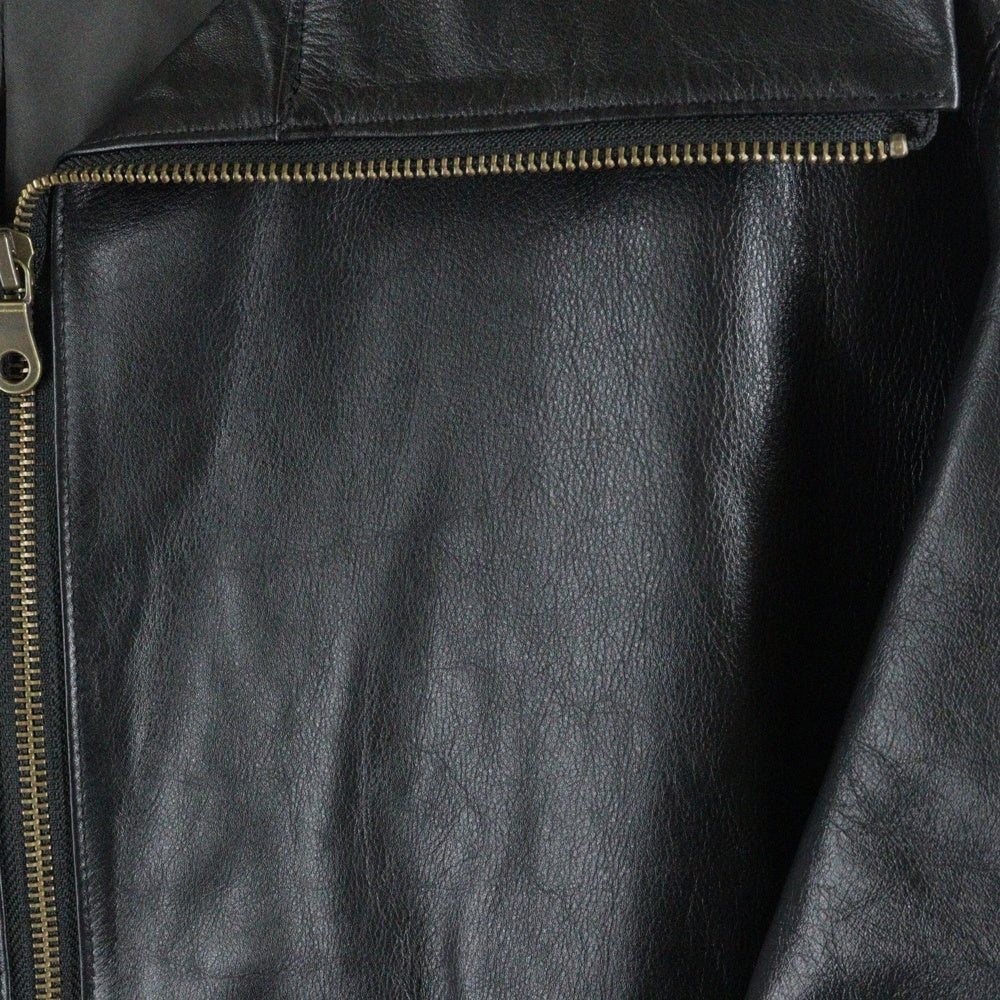 ERIKO YAMAGUCHI (エリコヤマグチ) LEATHER ZIPUP COAT レザー ジップアップ コート