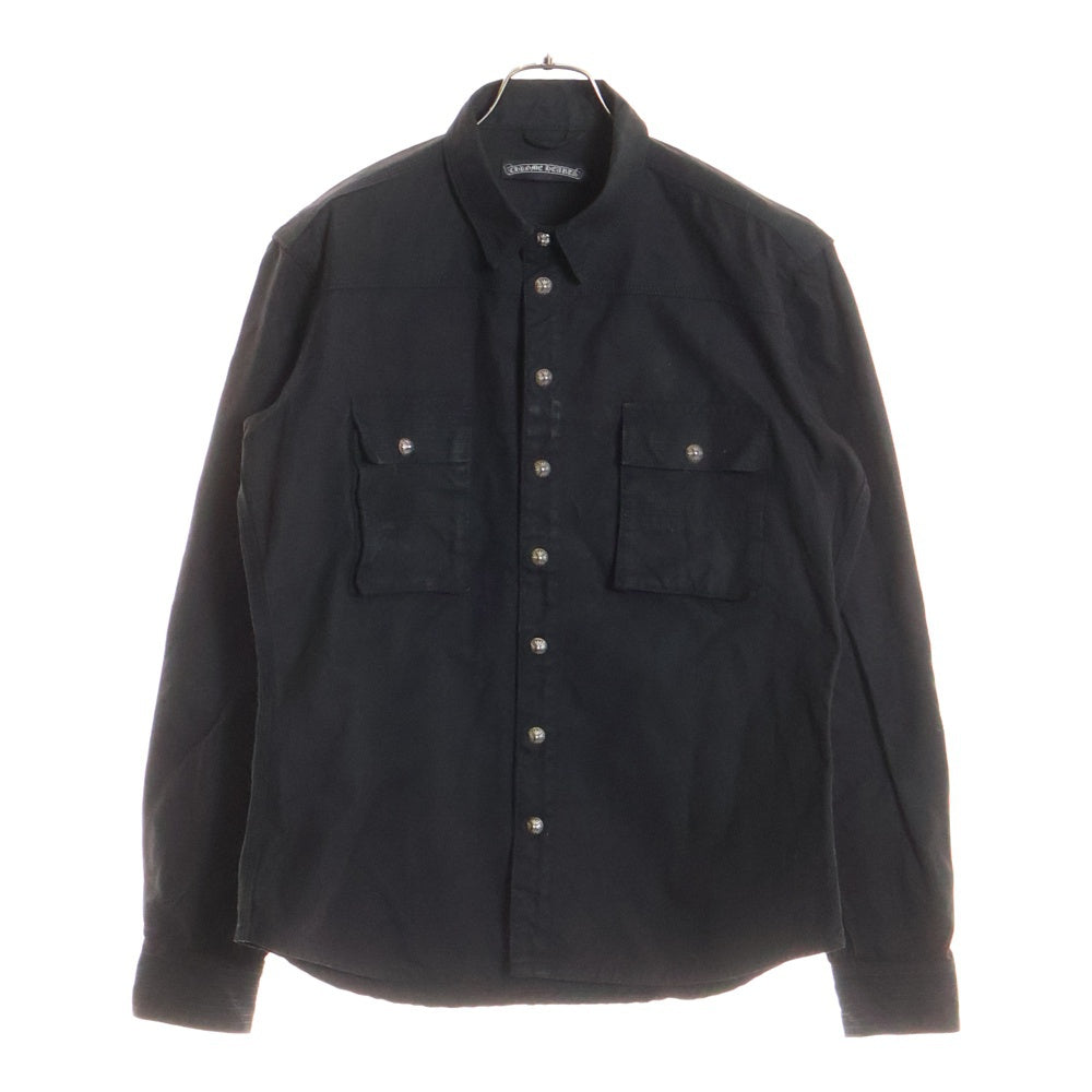 CHROME HEARTS(クロムハーツ) ARMY FBRC クロスボールボタンミリタリー長袖シャツ