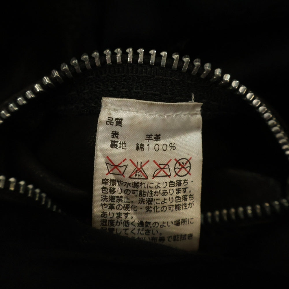 CHROME HEARTS(クロムハーツ) デストロイレザーキルティングダガージップベスト