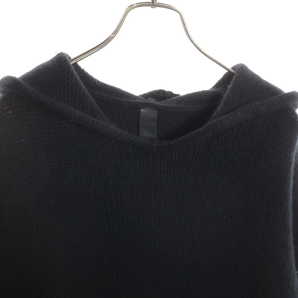 CHROME HEARTS(クロムハーツ) パッチ付きクロス編み込みニットパーカー