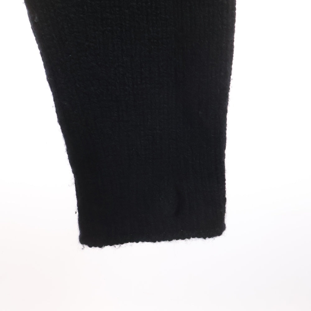 CHROME HEARTS(クロムハーツ) パッチ付きクロス編み込みニットパーカー