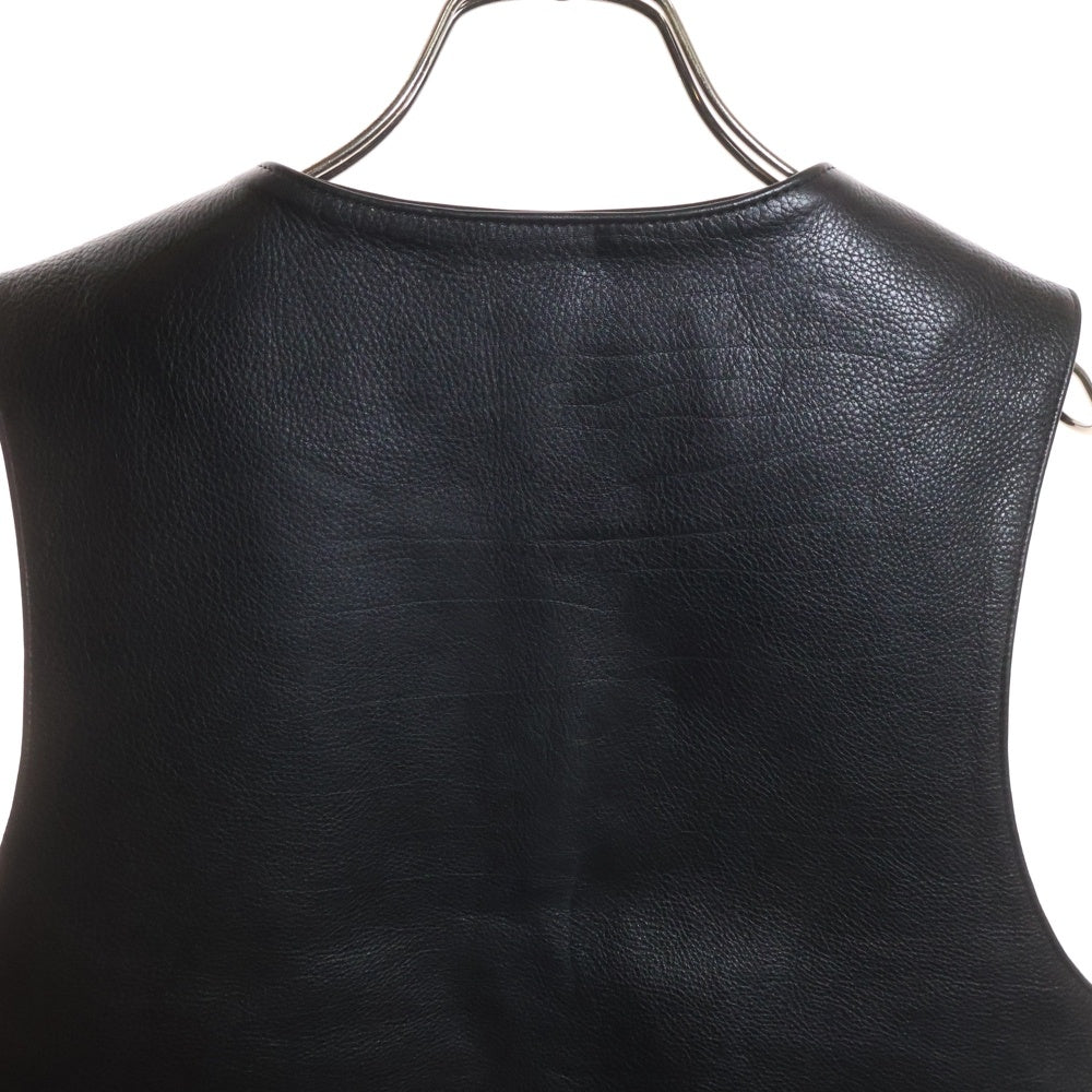 CHROME HEARTS(クロムハーツ) 8B L LNG BCK 8 クロスボール クロスボールボタンレザーベスト