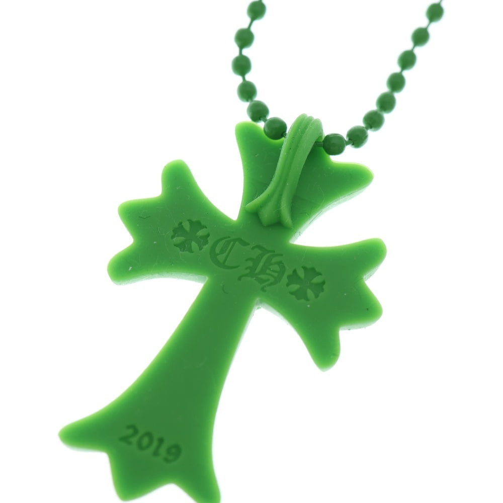 CHROME HEARTS(クロムハーツ) RUBBER CH CRS SML ラバースモールCHクロス シリコンラバーネックレス グリーン
