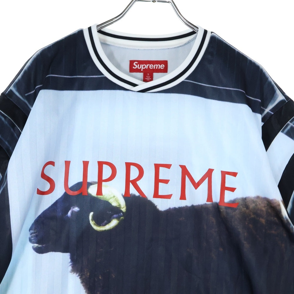 SUPREME(シュプリーム) 25SS Damien Hirst Soccer Jersey ダミアン・ハースト サッカージャージ メッシュ半袖Tシャツ カットソー