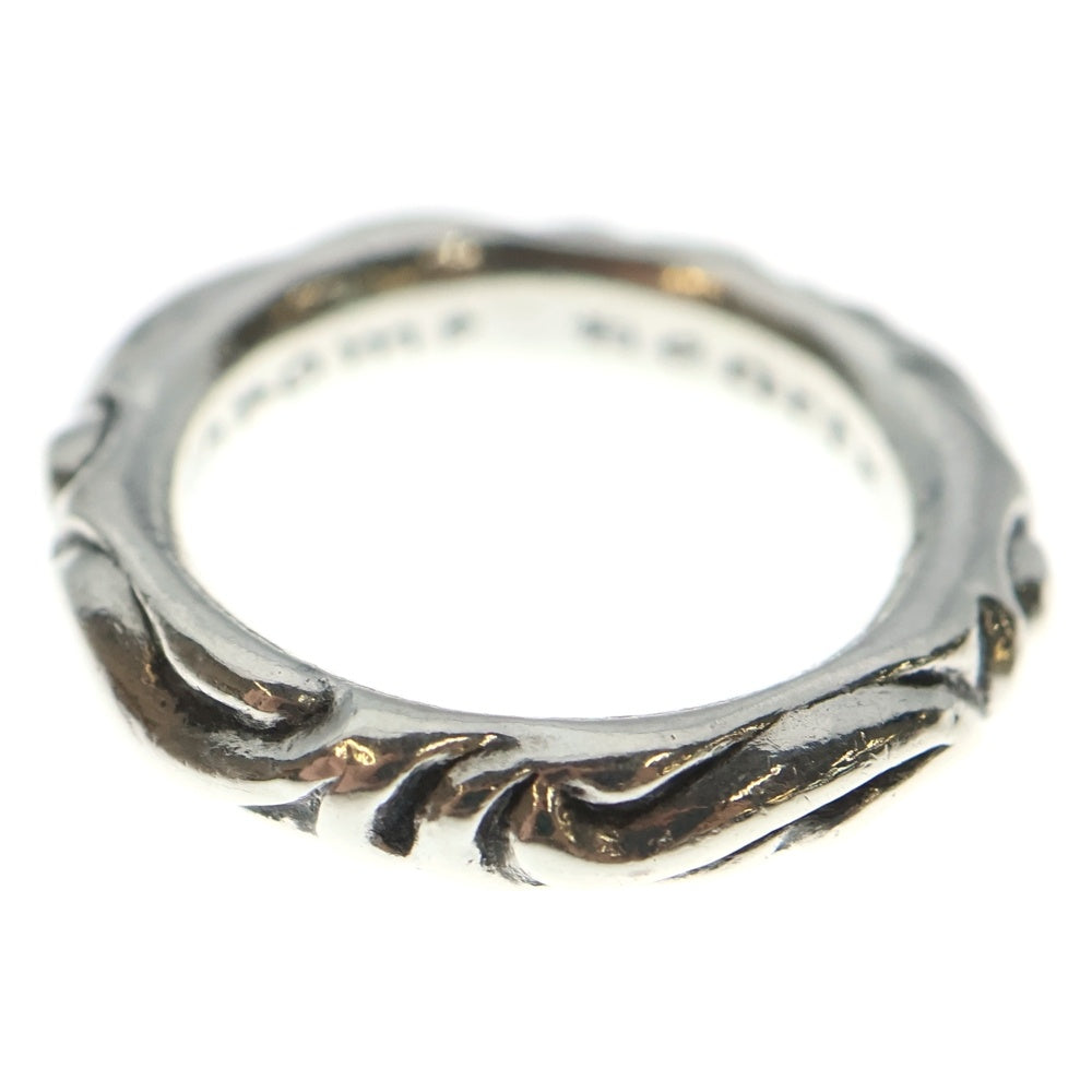 CHROME HEARTS(クロムハーツ) SCRL BAND スクロールバンド リング シルバー