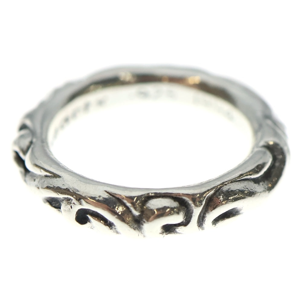 CHROME HEARTS(クロムハーツ) SCRL BAND スクロールバンド リング シルバー