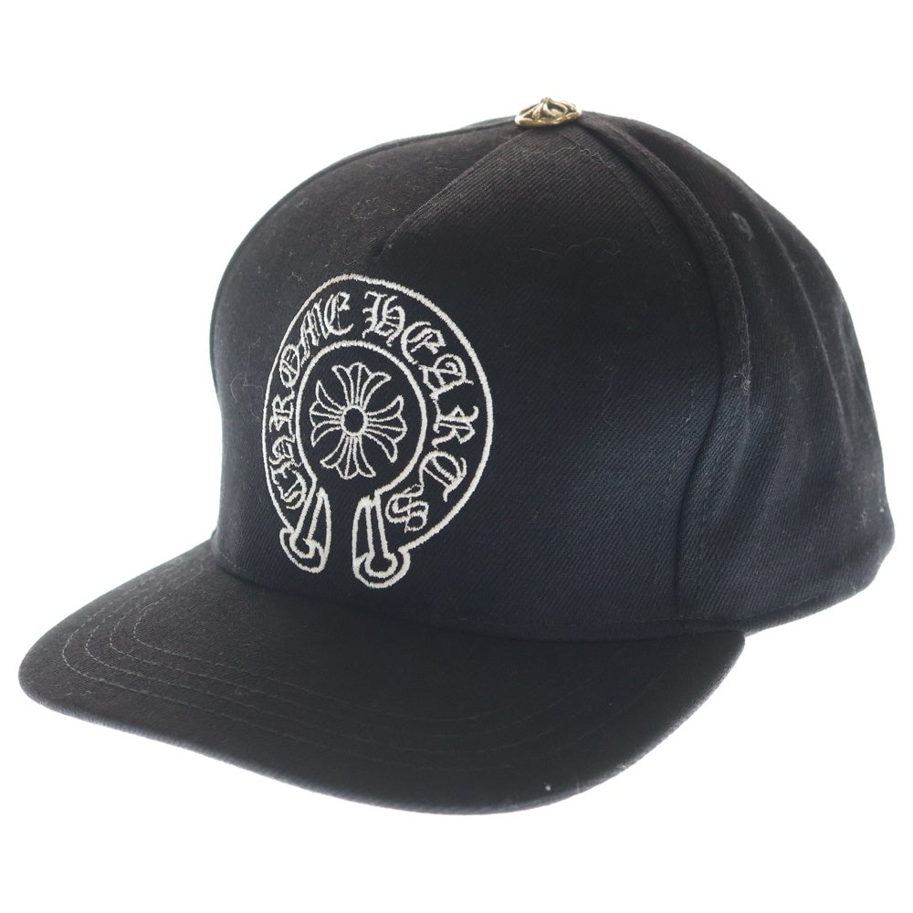 クロムハーツ TRUCKER CAP フロントホースシューデニムトラッカー帽子 中古 OS06 CHROME HEARTS(クロムハーツ) TRUCKER CAP デニムトラッカー ホース