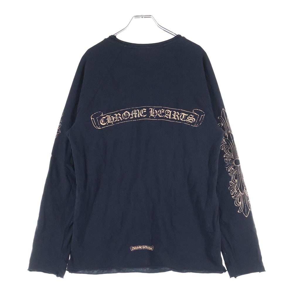 クロムハーツ×ローリングストーンズ 長袖シャツ USED 正規品 中古・古着通販】CHROME HEARTS (クロムハーツ) 長袖Tシャツ ブラック