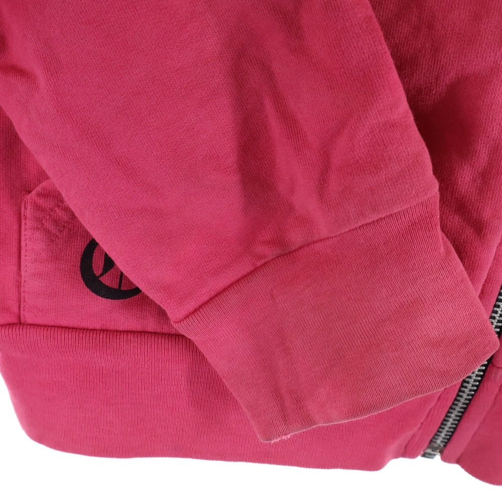 CHROME HEARTS(クロムハーツ) CH PLUS SWTSHRT HD ZIP CHプラスプリント ダガージップアップフーディーパーカー ピンク レディース
