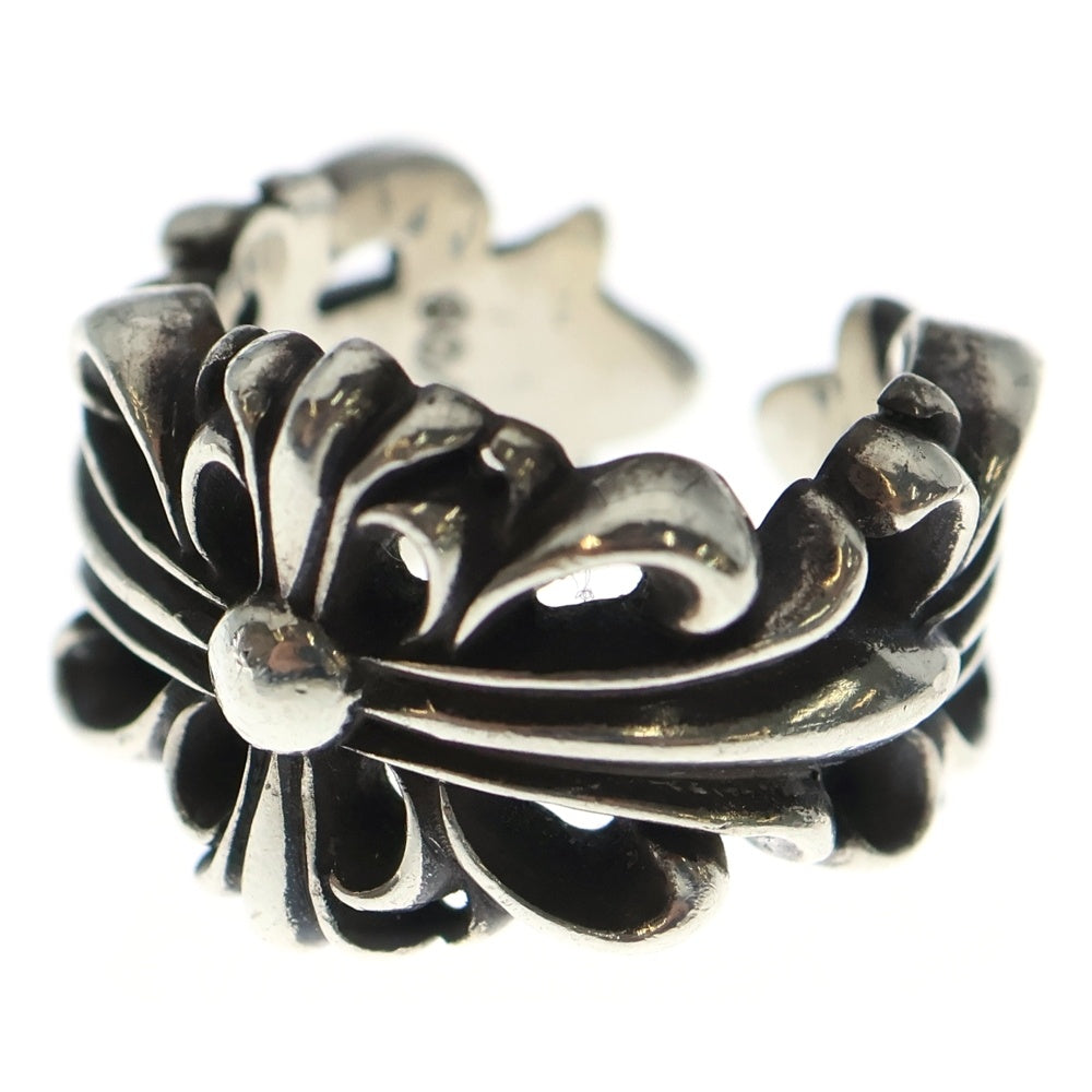 CHROME HEARTS(クロムハーツ) DBL FLRL CRS ダブルフローラルクロス リング シルバー BCA390