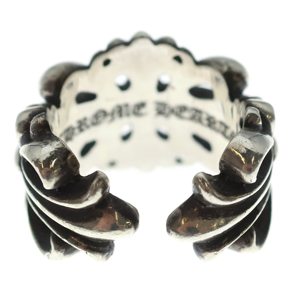 CHROME HEARTS(クロムハーツ) DBL FLRL CRS ダブルフローラルクロス リング シルバー BCA390