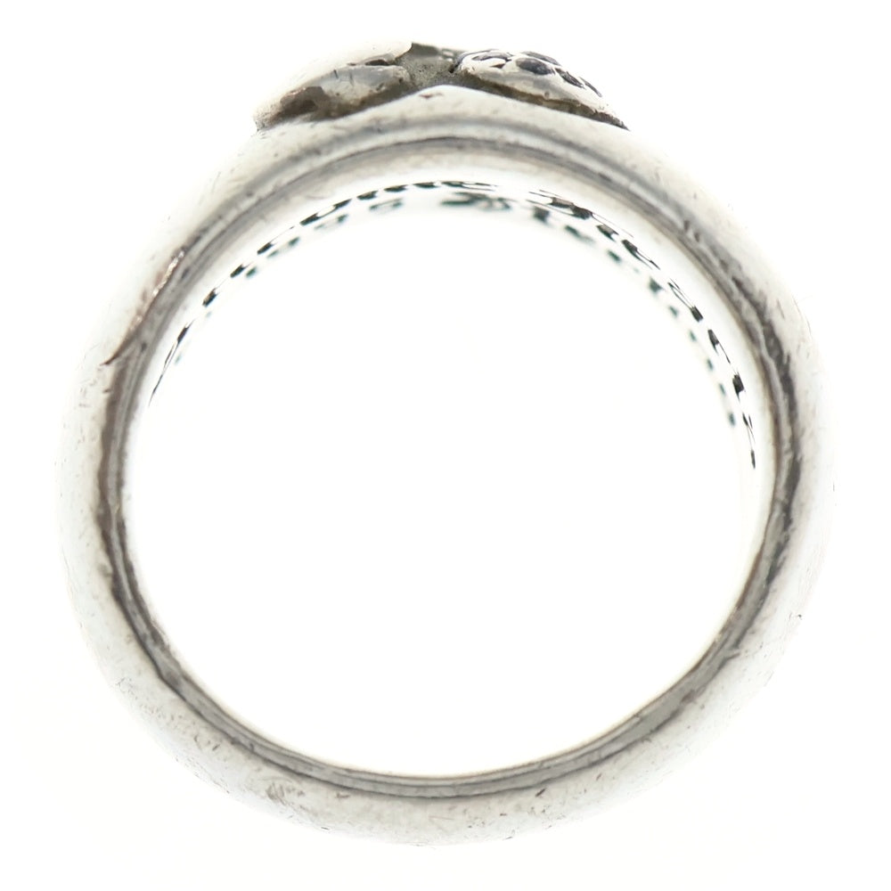CHROME HEARTS(クロムハーツ) HEART IN BAND P SAP ハートインバンド パヴェサファイア リング シルバー