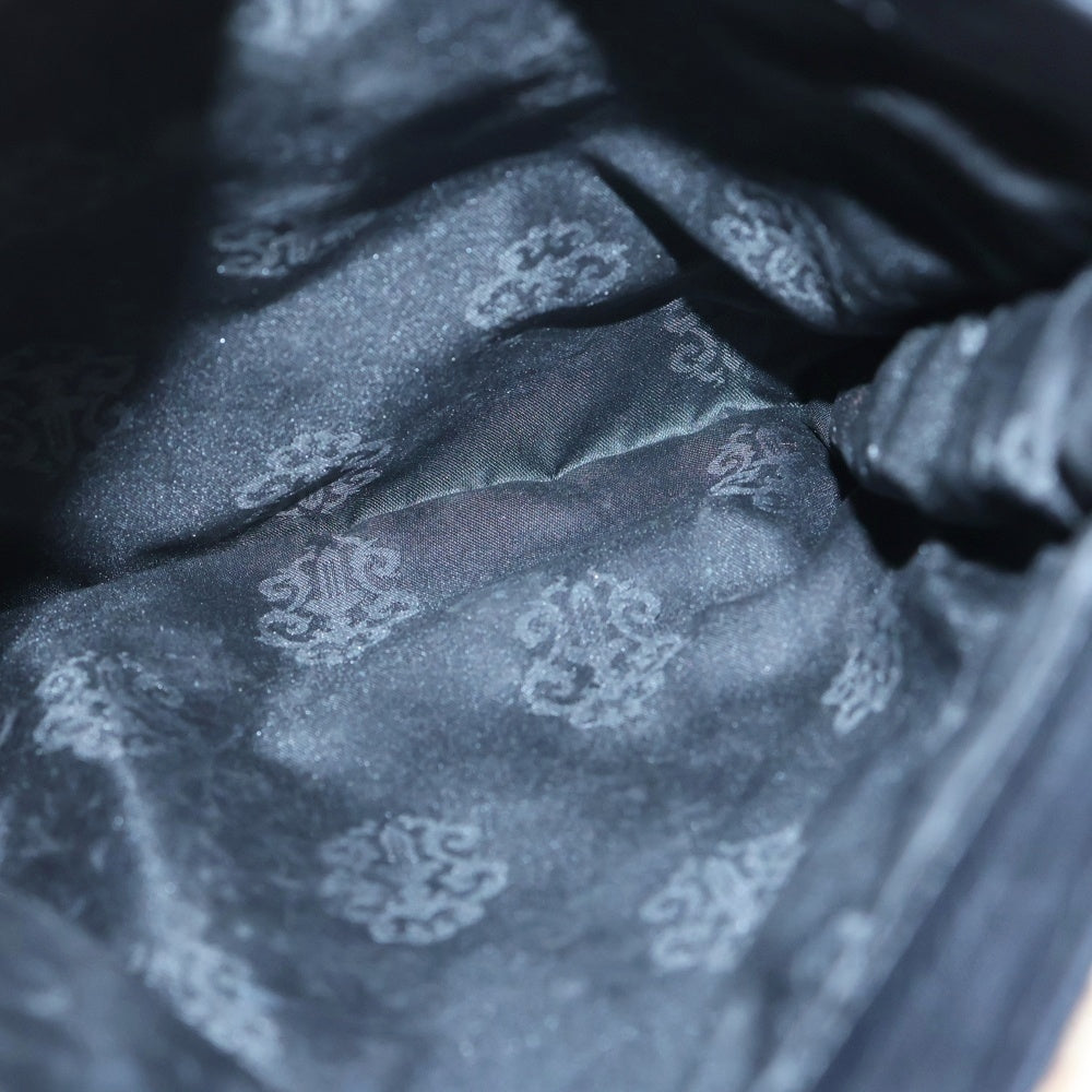 CHROME HEARTS(クロムハーツ) SQ PKT CH CROSS スクエアポケット スモールCHクロス装飾ハラコレザーショルダーバッグ