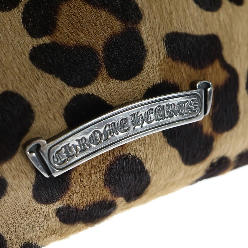 CHROME HEARTS(クロムハーツ) SQ PKT CH CROSS スクエアポケット スモールCHクロス装飾ハラコレザーショルダーバッグ