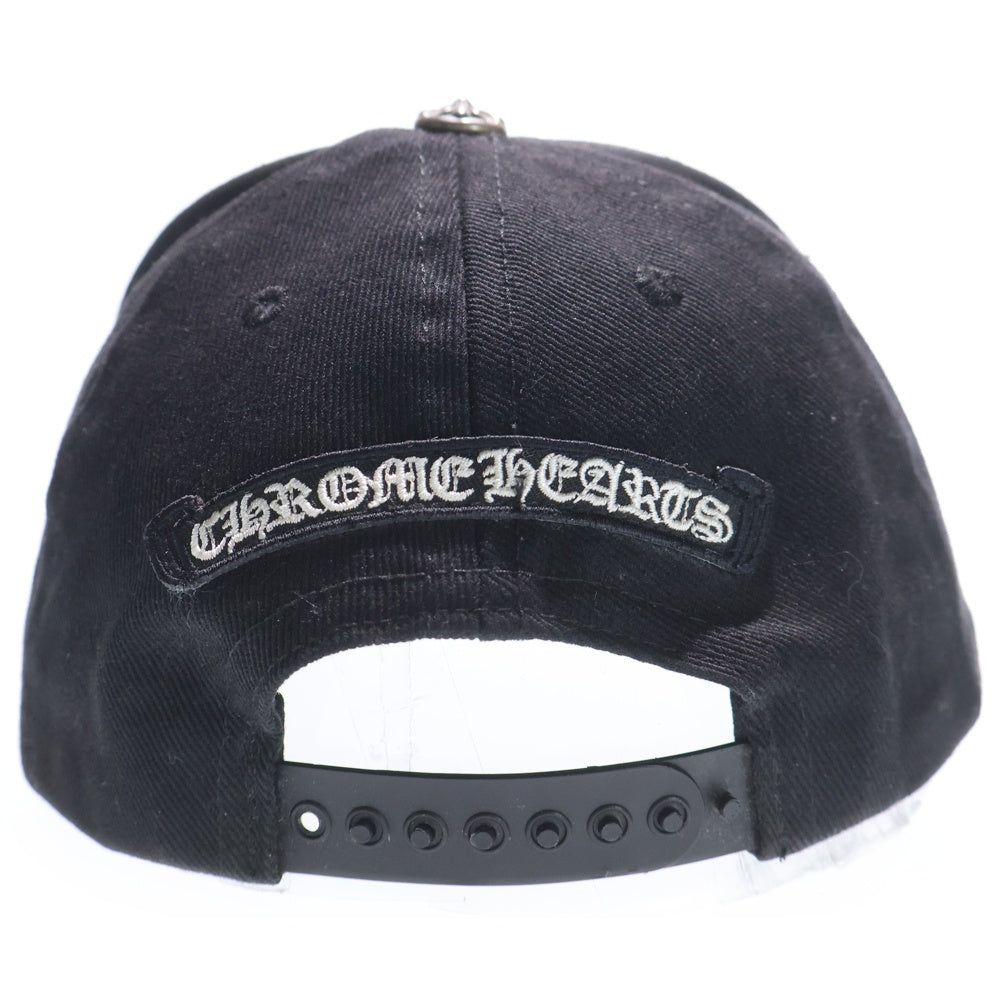 CHROME HEARTS(クロムハーツ) TRUCKER CAP CHクロス刺繍 クロスボールボタン トラッカーキャップ ブラック
