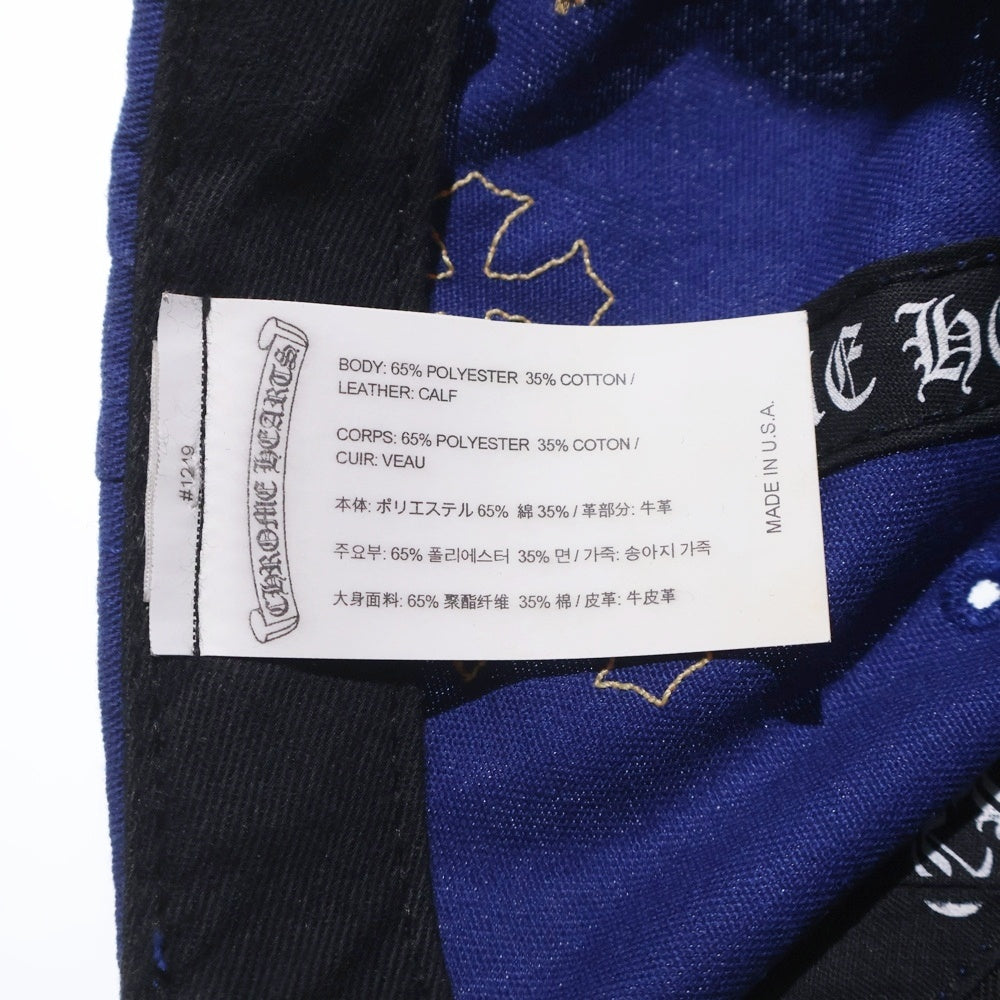 CHROME HEARTS(クロムハーツ) CH HAT CH刺繍クロスパッチベースボールキャップ