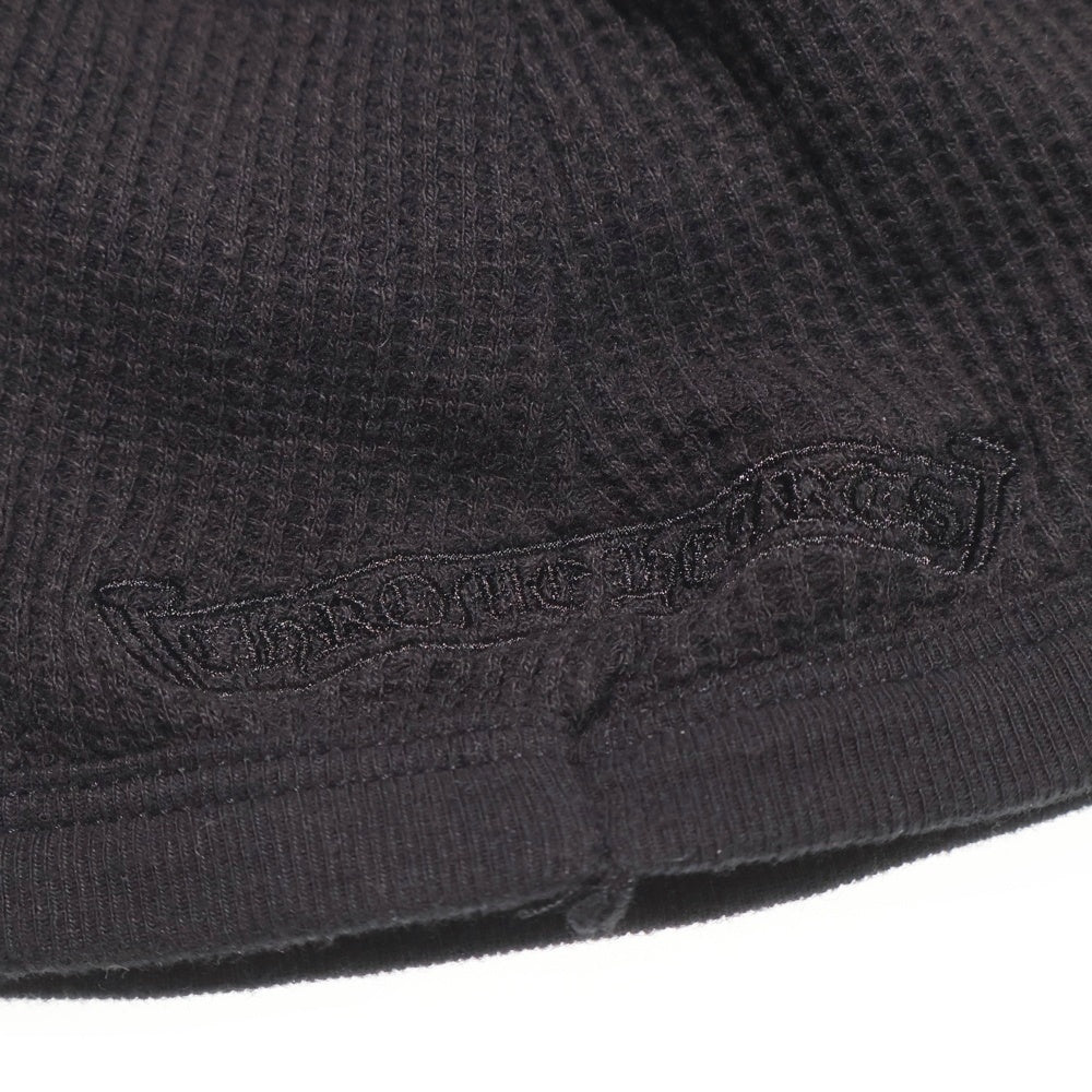 CHROME HEARTS(クロムハーツ) VINE DAGGER THERMAL BEANIE ヴァインダガーデザイン サーマル ビーニー ニット帽 ブラック