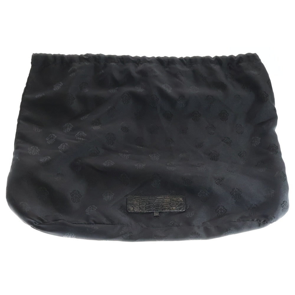 CHROME HEARTS(クロムハーツ) MO DEAN ダガージップレザーハンドバッグ ブラック