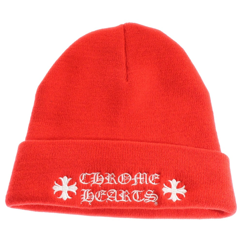 CHROME HEARTS(クロムハーツ) WATCH CAP ワッチキャップ ロゴ刺繍ニット帽子