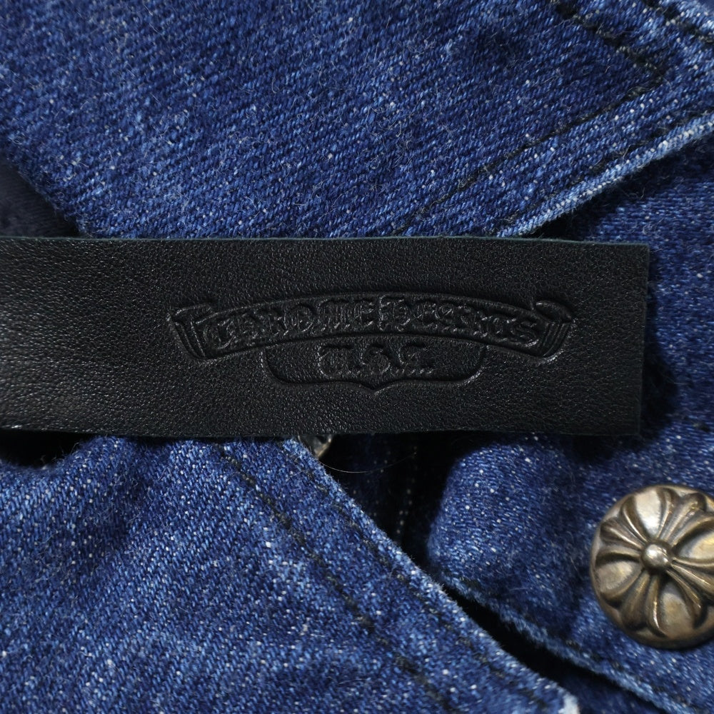 CHROME HEARTS(クロムハーツ) WORK DOG ワークドッグ クロスボールボタン 中綿キルティングデニムジャケット