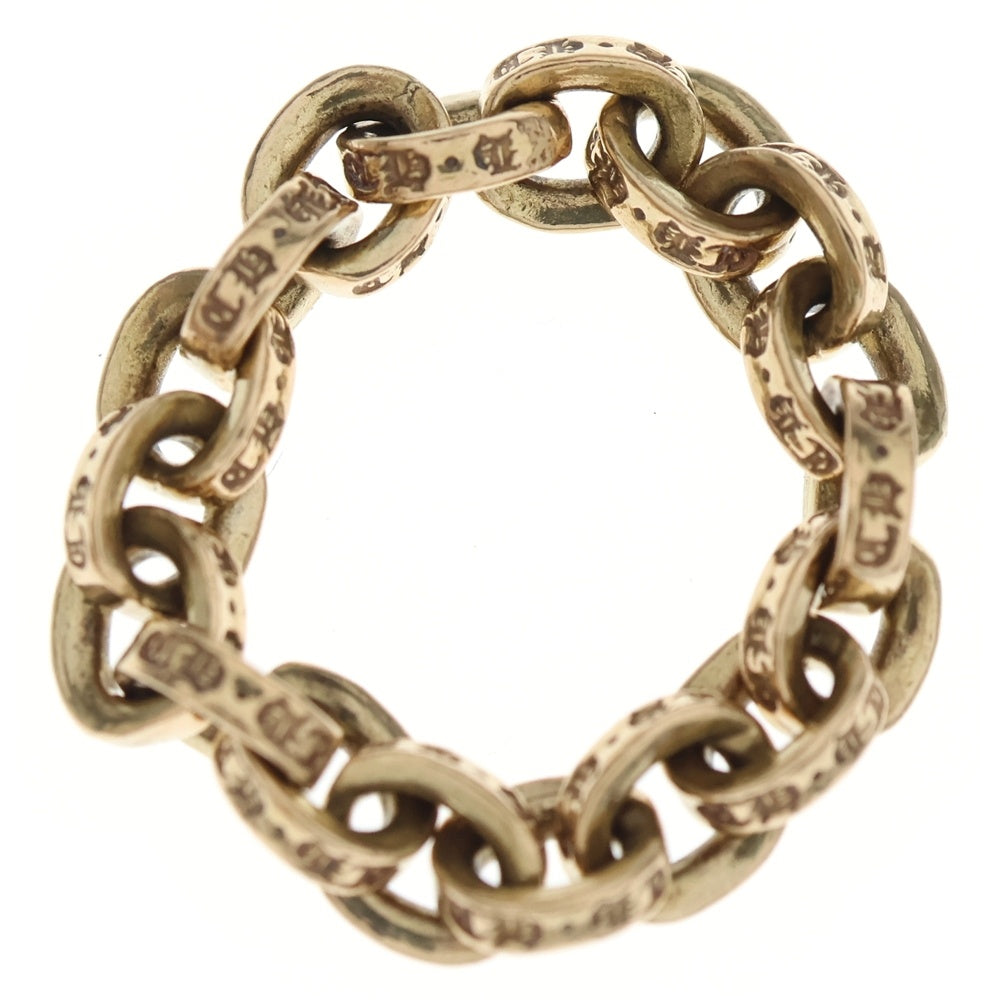 CHROME HEARTS(クロムハーツ) 22K PAPER CHAIN RING ペーパーチェーンリング ゴールド