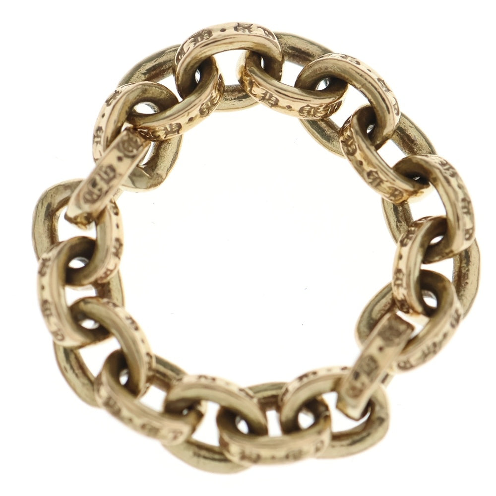 CHROME HEARTS(クロムハーツ) 22K PAPER CHAIN RING ペーパーチェーンリング ゴールド