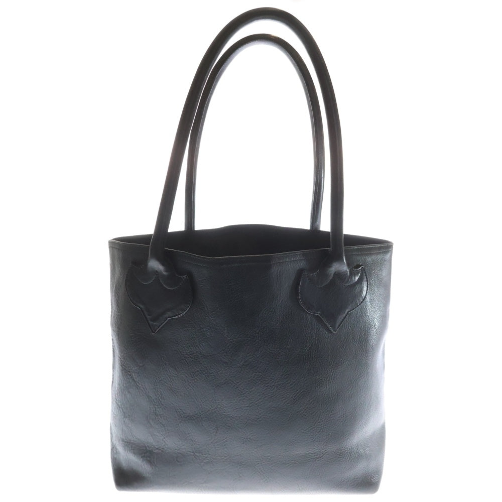 CHROME HEARTS(クロムハーツ) FS TOTE FSトート クロスパッチ レザートートバッグ ブラック レディース