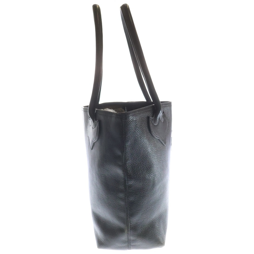 CHROME HEARTS(クロムハーツ) FS TOTE FSトート クロスパッチ レザートートバッグ ブラック レディース