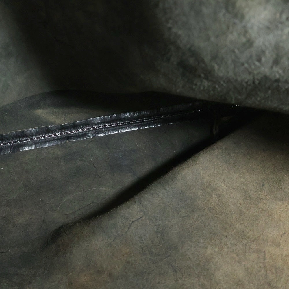 CHROME HEARTS(クロムハーツ) FS TOTE FSトート クロスパッチ レザートートバッグ ブラック レディース