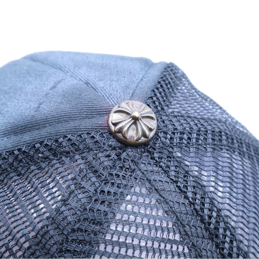 CHROME HEARTS(クロムハーツ) TRUCKER CAP CHパッチ クロスボール付 メッシュ トラッカーキャップ 帽子 ブラック
