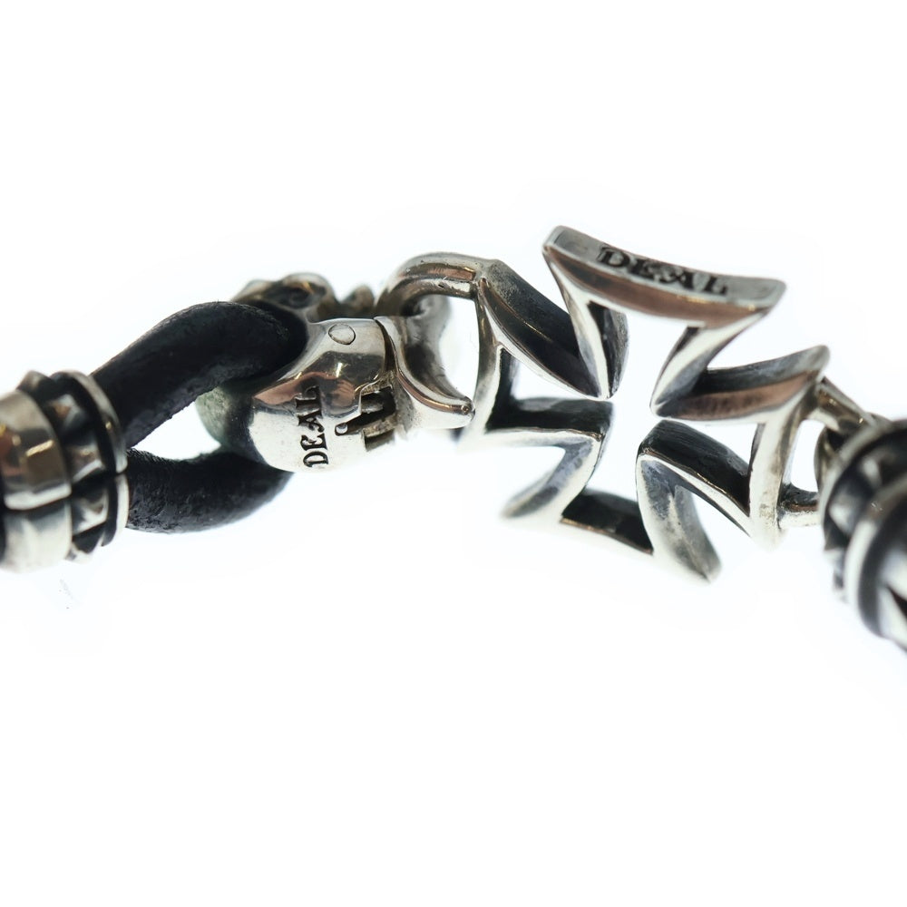 DEAL DESIGN(ディールデザイン) ファングドスカルブレスレット シルバー