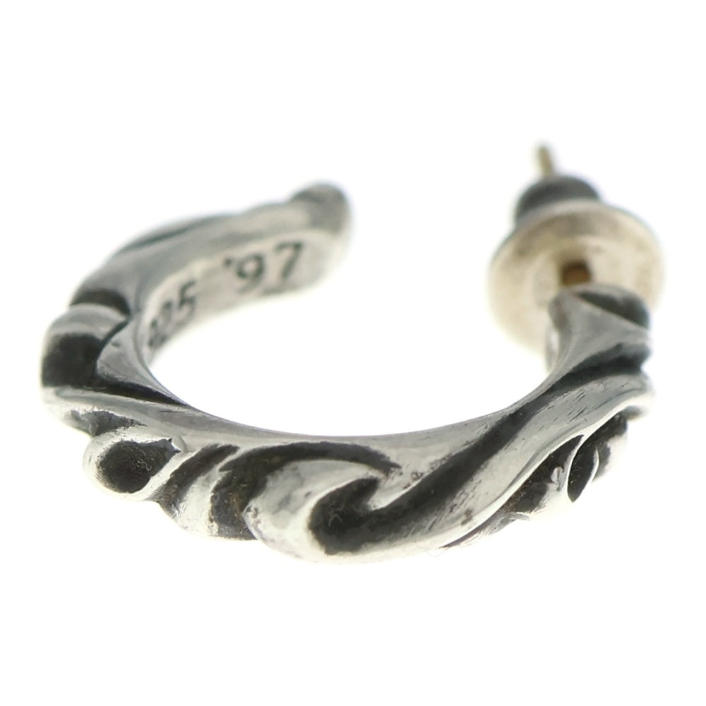 CHROME HEARTS(クロムハーツ) HOOP SCROOL スクロール フープピアス シルバー BCA102