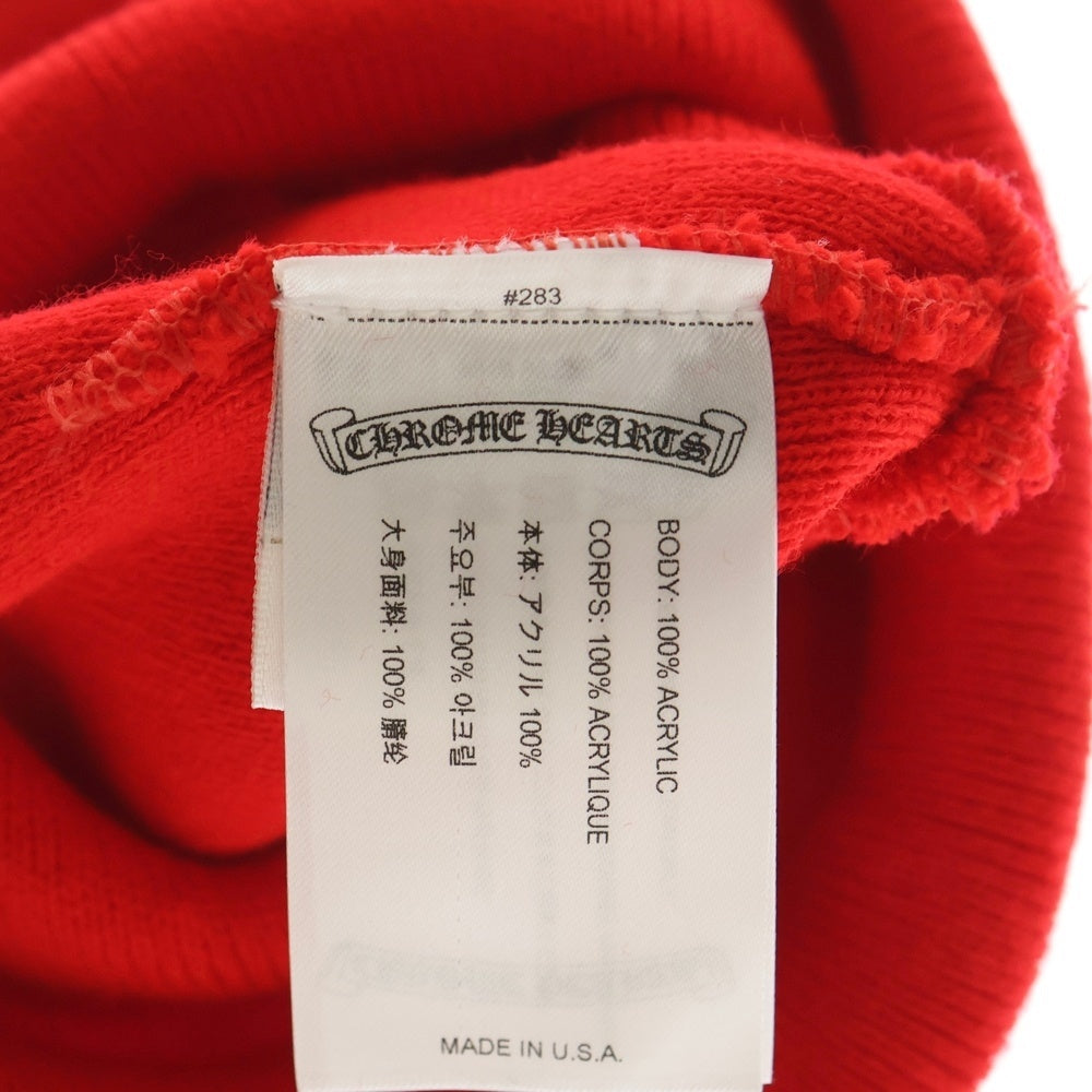 CHROME HEARTS(クロムハーツ) WOOL WATCH CAP ウールワッチキャップ ロゴ刺繍ビーニー