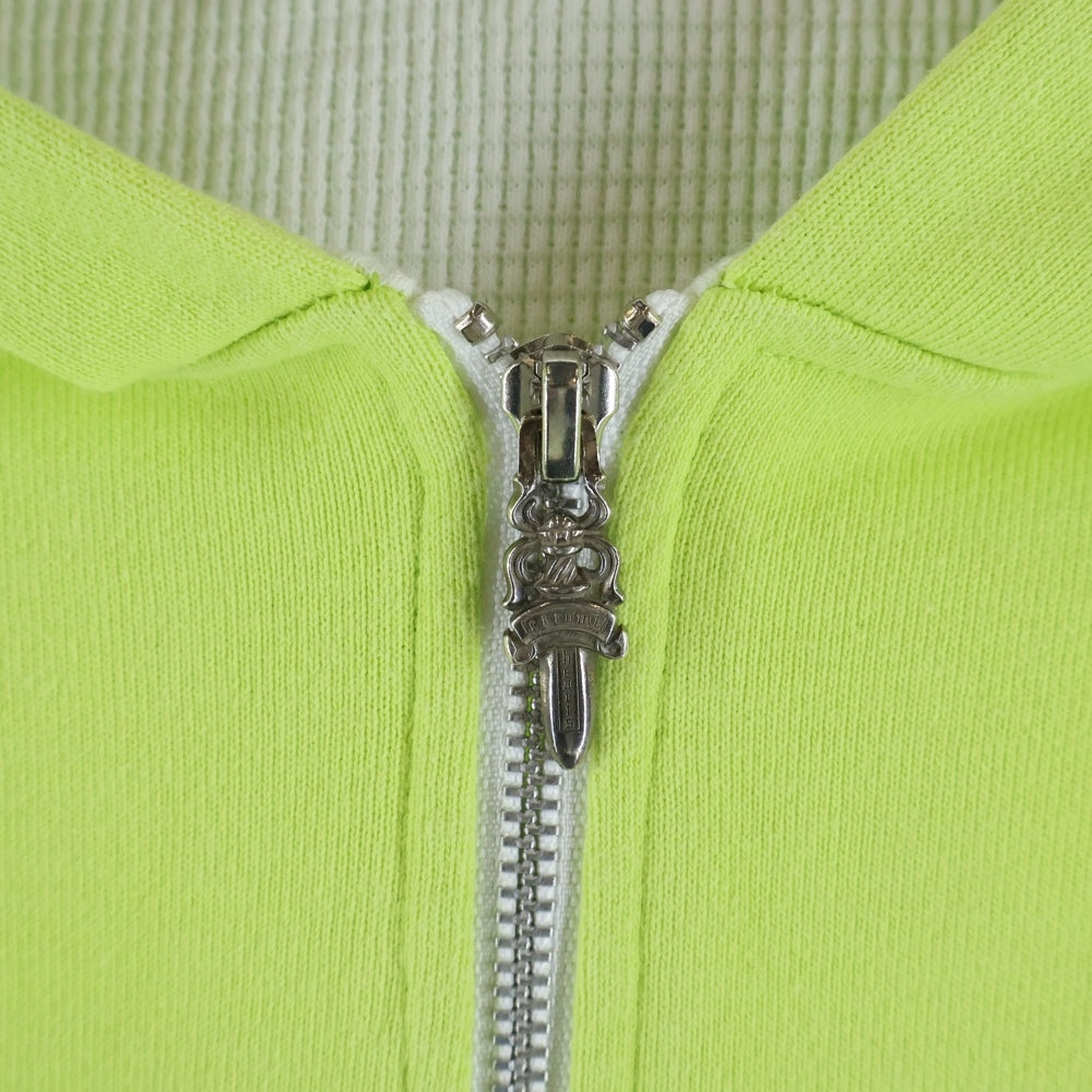 CHROME HEARTS(クロムハーツ) 22AW×MATTY BOY PPO CHAIN GAME HOODIE マッティボーイ チェーンゲームリンク裏地サーマルジップアップパーカー ライムグリーン