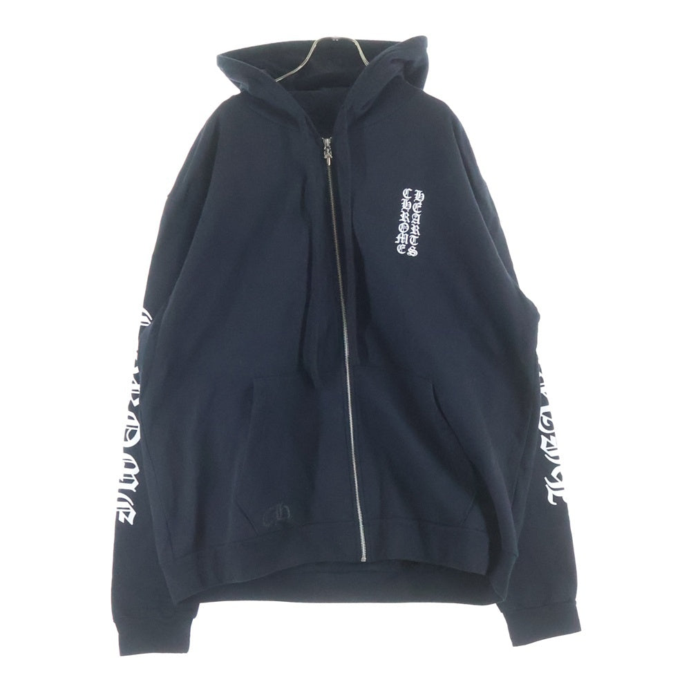 CHROME HEARTS(クロムハーツ) SWTSHRT HD ZIP アームロゴプリント